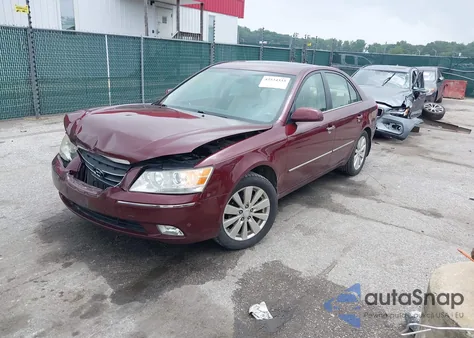 2009 Hyundai Sonata Limited z USA, uszkodzony, nr VIN 5NPEU46C59H446129
